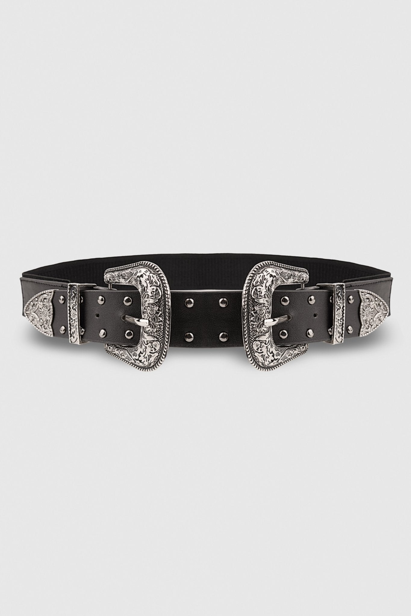 Ceinture en cuir synthétique BELAMY  NOIR - School Rag