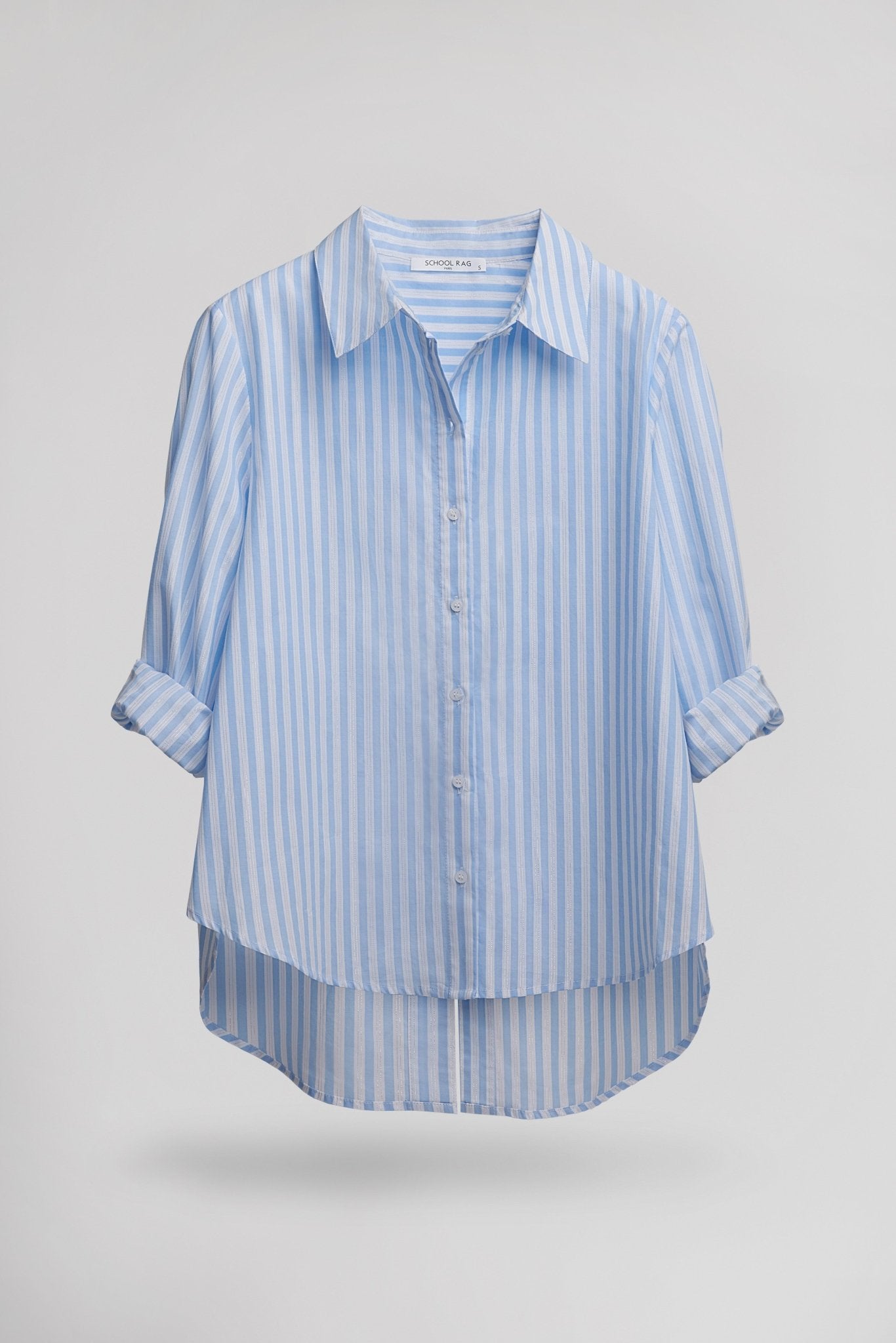 Chemise C - FREEDAY LUREX BLUE STRIPES & LUREX - School Rag