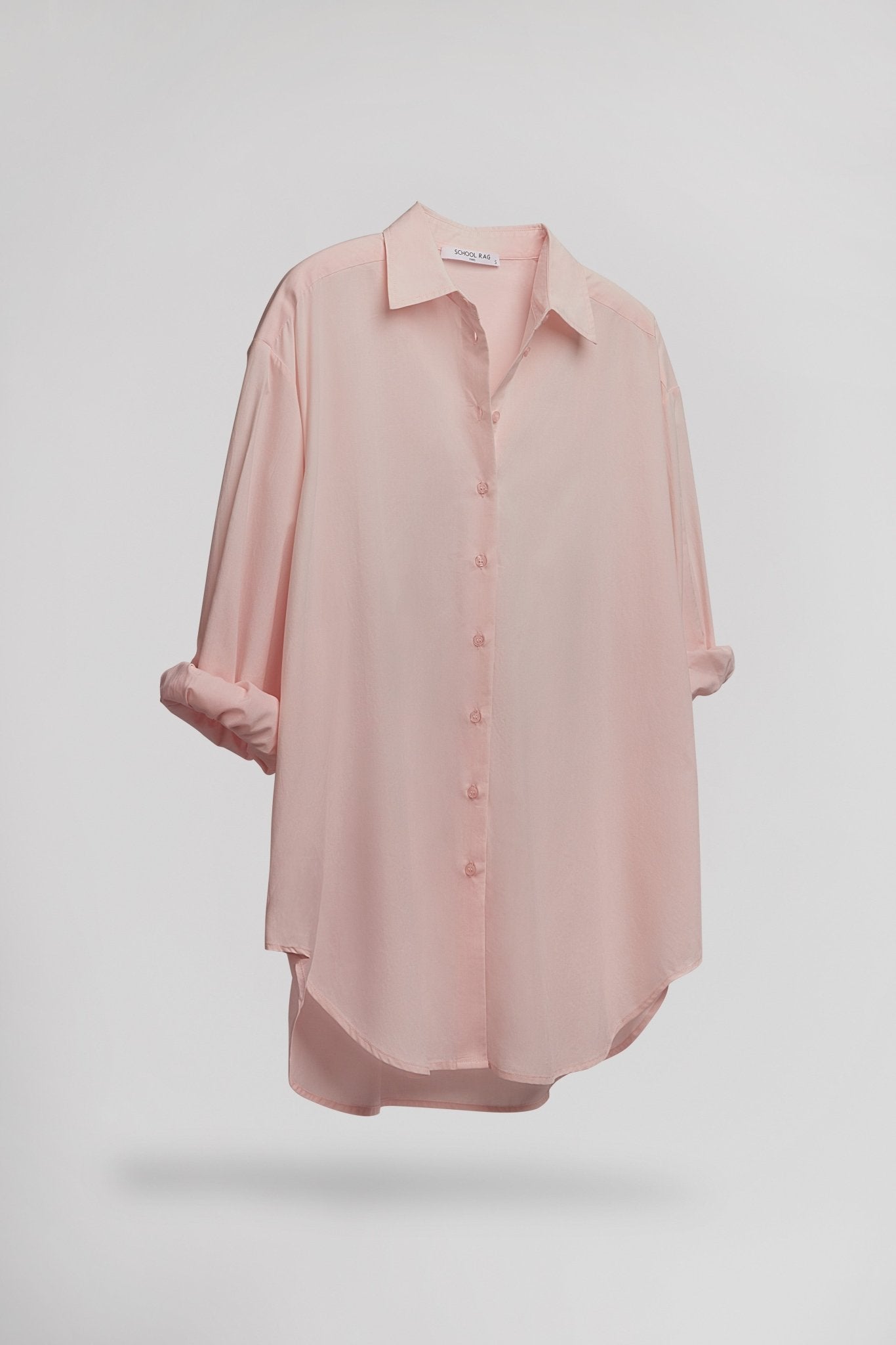 Chemise COURTNEY POPCOT PALE PINK - School Rag