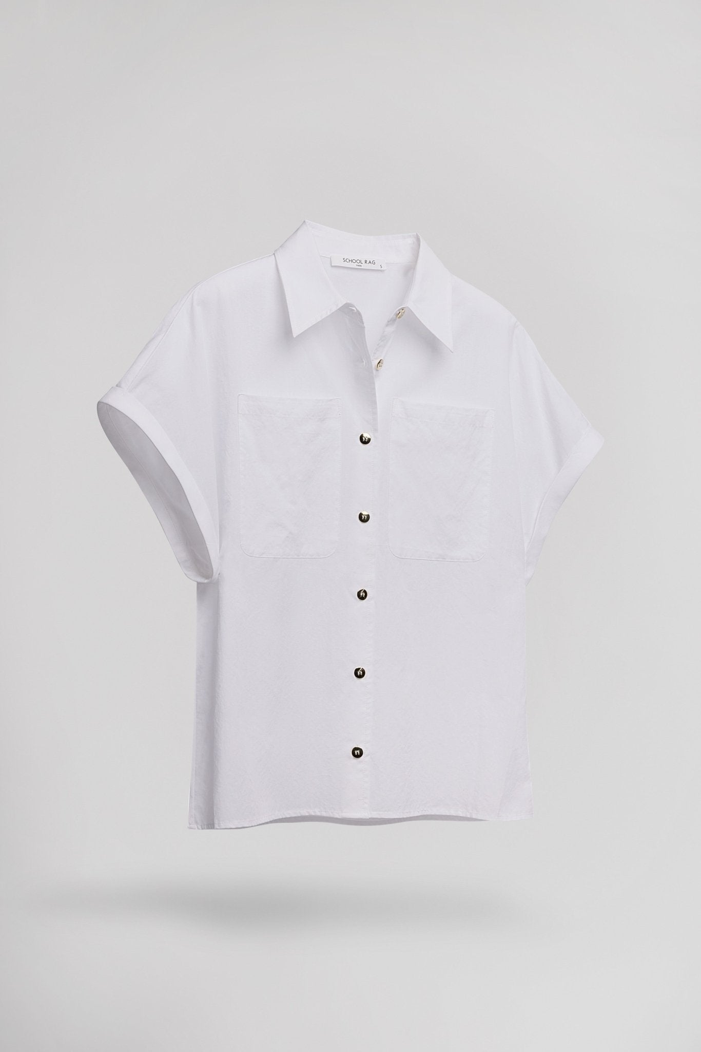 Chemise CRUZ POPCOT BLANC - School Rag