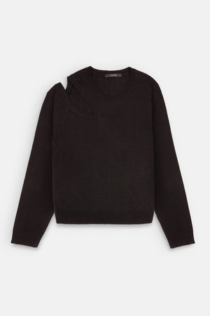 Pull asymétrique PHARELL NOIR - School Rag