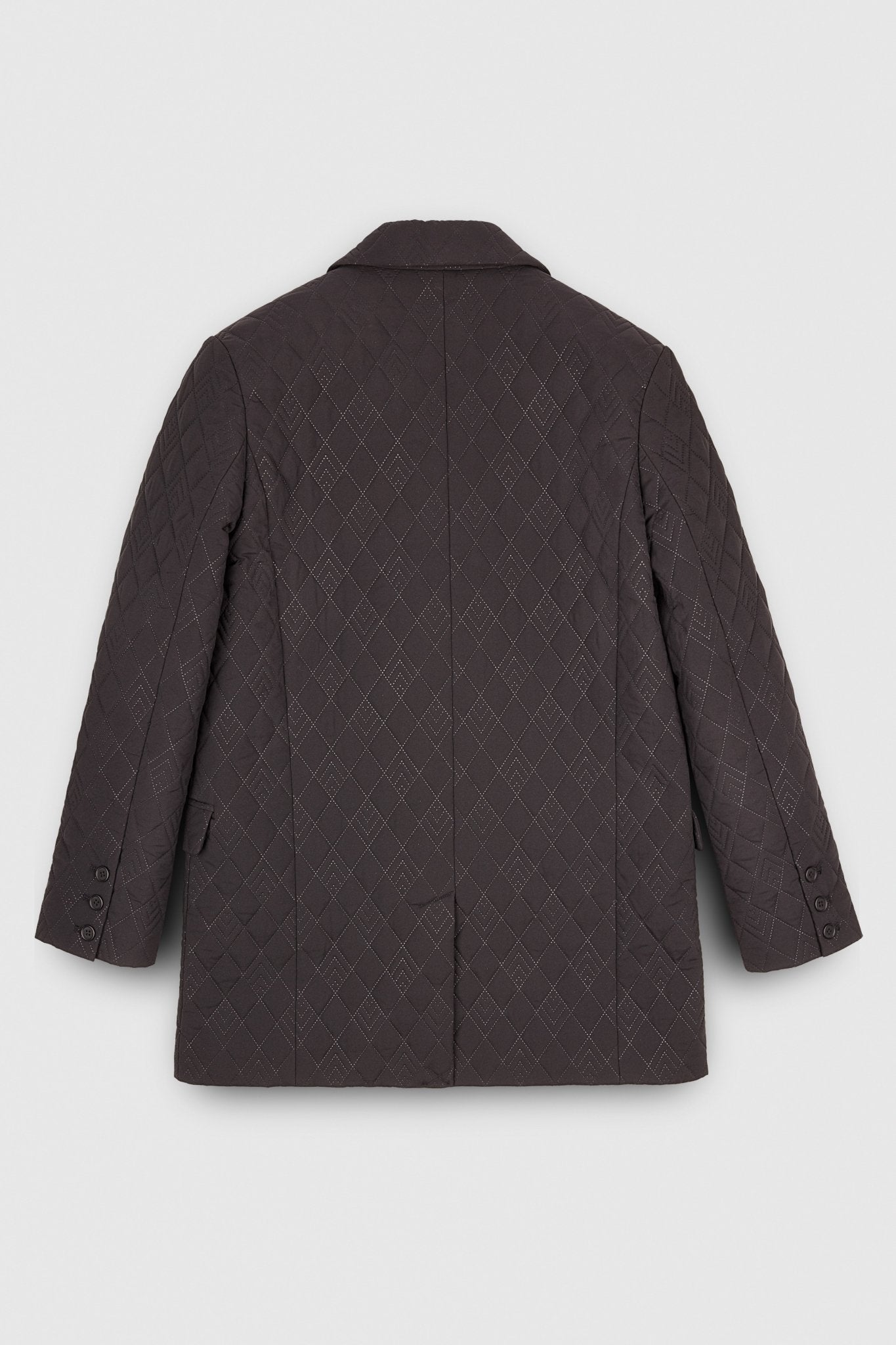 Veste de costume matelassée VAHINA QUILTED NOIR - School Rag